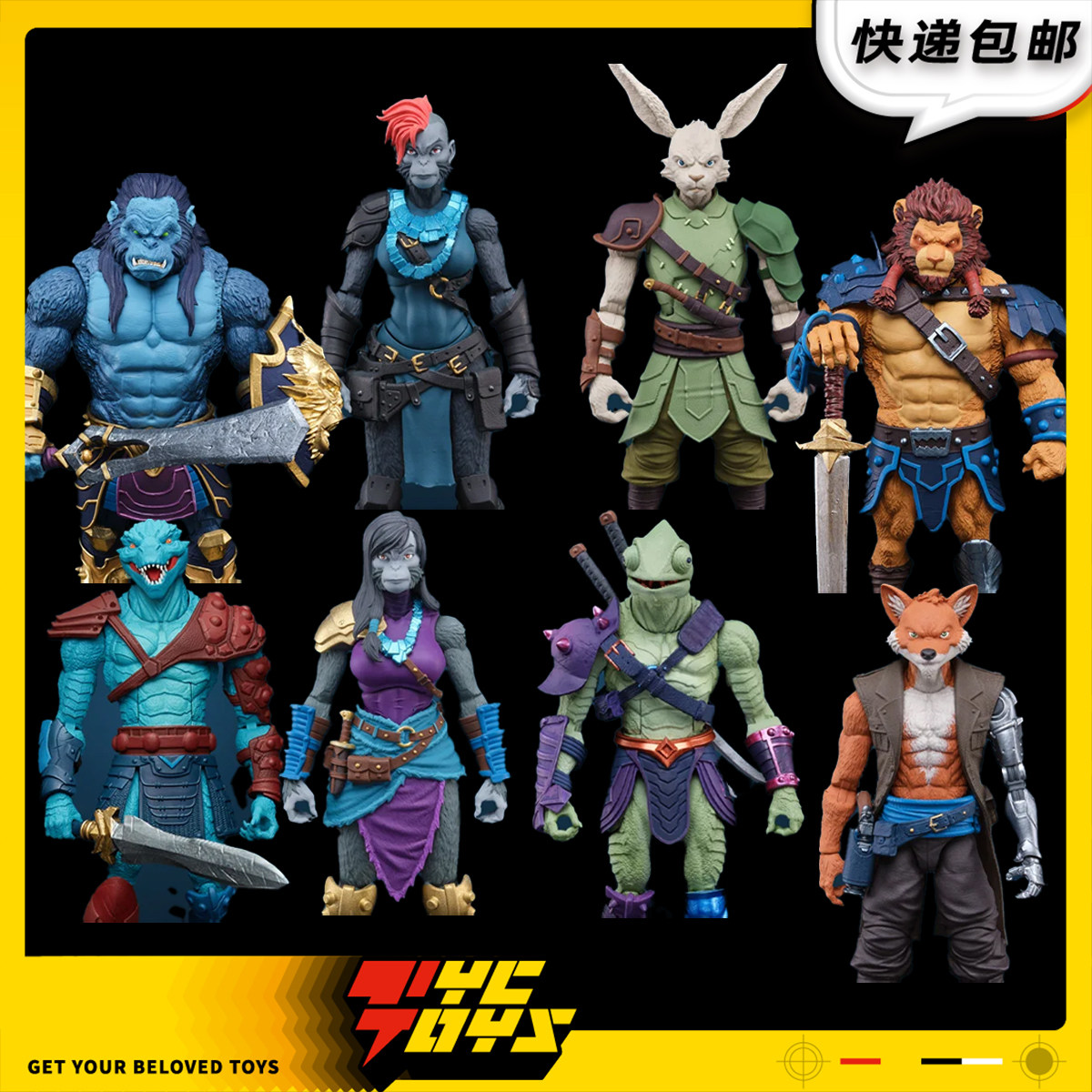 【tyctoys】预售 spero动物王国1/12第二季变色龙狐狸等可动人偶