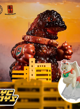 【TYCTOYS】预售 OFFART阿壬百猫红莲全身版招财猫潮玩原创设计