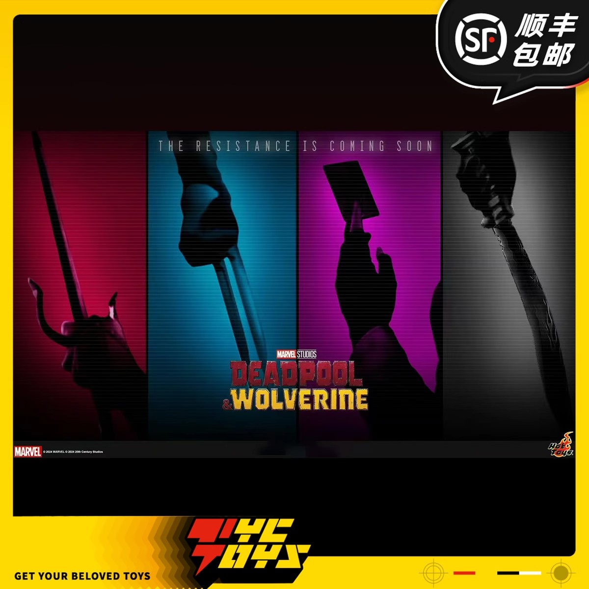 【TYCTOYS】定金预售 HOTTOYS HT漫威死侍金刚狼抵抗组织艾丽卡