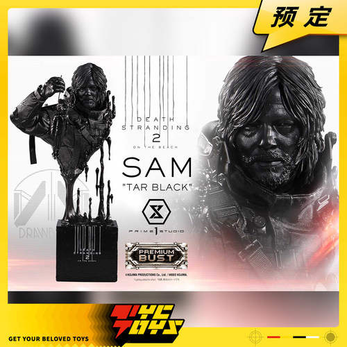 【TYCTOYS】定金预售 P1S死亡搁浅2山姆焦油黑1/3胸像PBDS2-01