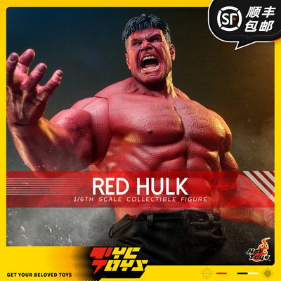 【TYCTOYS】现货 HOTTOYS HT漫威美国队长4红浩克可动人偶MMS797