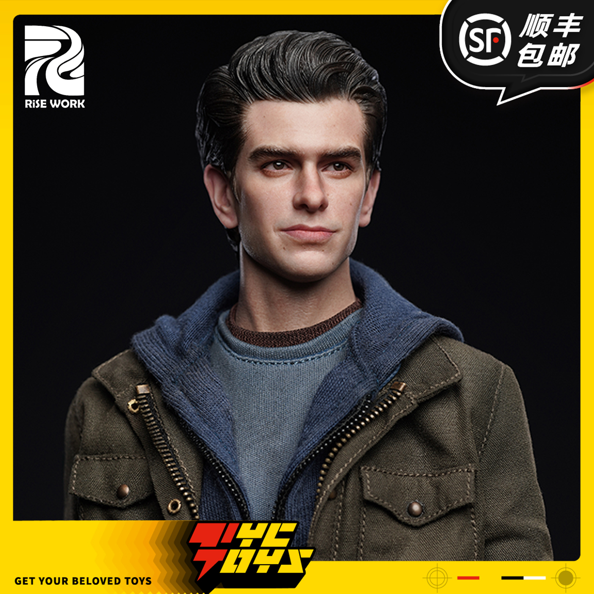 【TYCTOYS】定金预售 RISE WORK超凡蜘蛛侠加菲头雕工装便服RW04