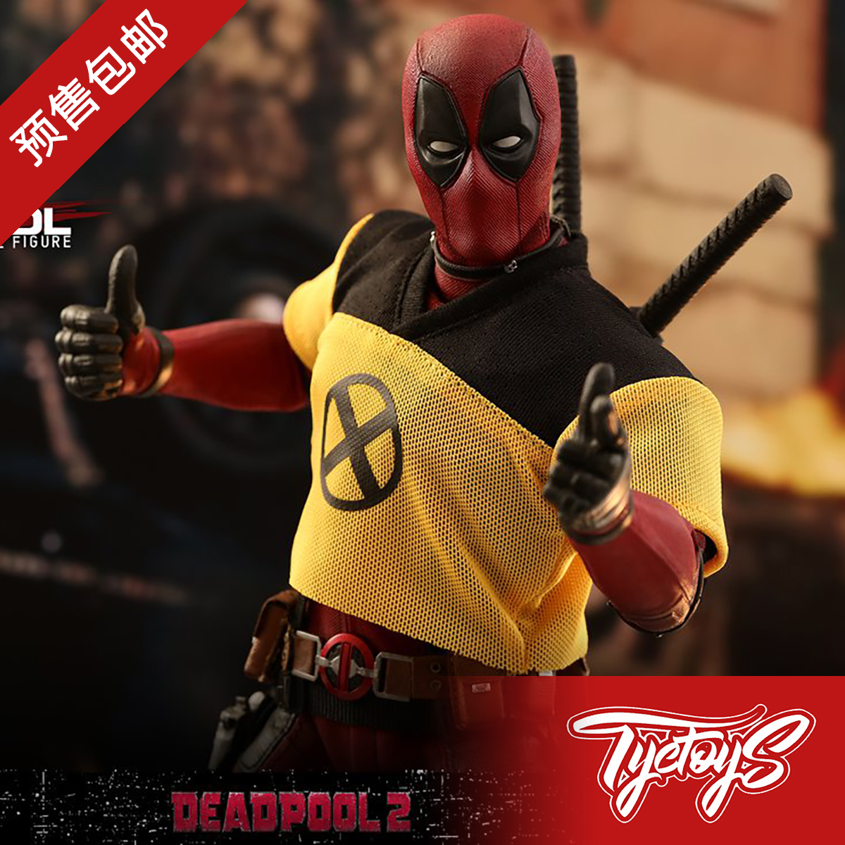 ¡¾TYCTOYS¡¿ÏÖ»õ HOTTOYS HT MMS490 ÂþÍþ Deadpool ËÀÊÌ 2.0 1/6
