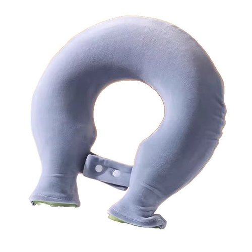 注水热水袋U型颈椎热敷肩颈头部加厚防爆挂脖围脖枕头灌水暖水袋