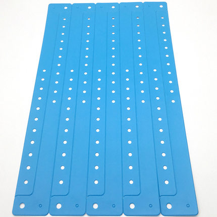 l型pvc一次性手腕带可调节身份识别ktv吧vip定制印刷logo