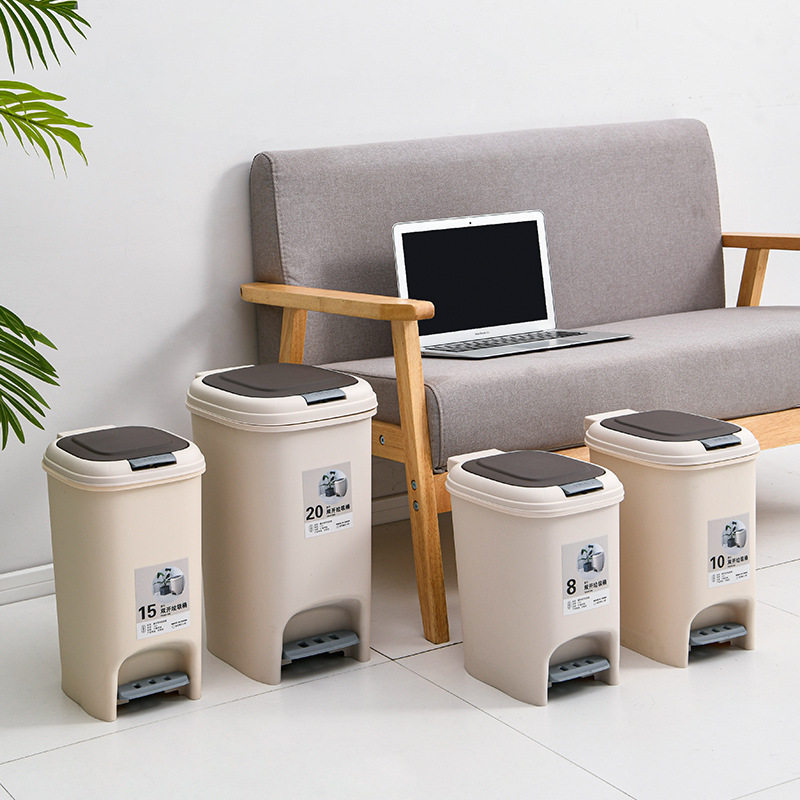 脚踏垃圾桶家商用卫生间厕所厨房余袋客厅车载带盖卧室收纳桶纸篓