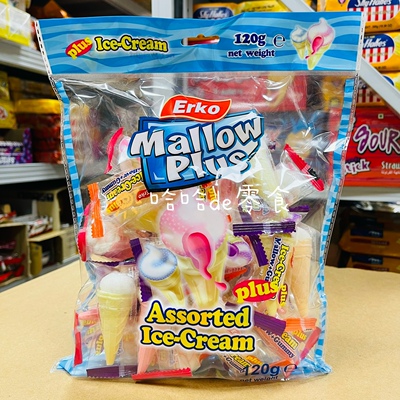 Erko分享冰淇淋造型软糖棉花糖
