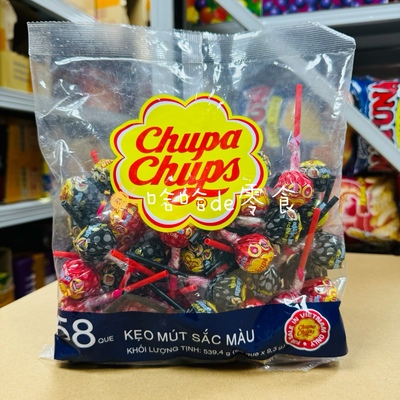 包邮Chupachups珍宝珠棒棒糖水果糖可乐草莓味儿童聚会分享零食糖