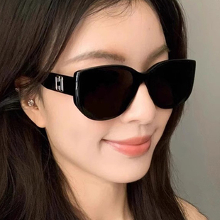 猫眼墨镜女士大框太阳眼镜拍照太阳镜 sunglasses韩版 Large frame
