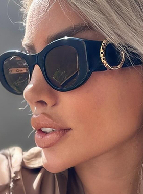 欧美大框墨镜女复古太阳眼镜