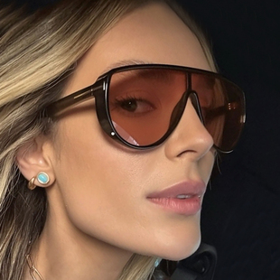 T字连体太阳镜大框墨镜防紫外线太阳眼镜 sunglasses Large frame