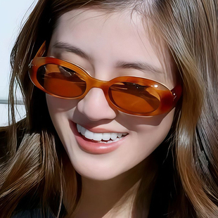 2025 Retro oval sunglasses小框太阳镜复古椭圆太阳眼镜防晒墨镜