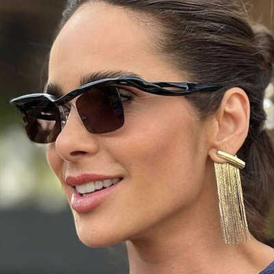 方形太阳镜无框防紫外线欧美男女