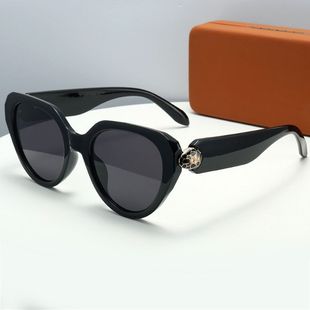 Large sunglasses猫眼太阳眼镜欧美金属蛇头太阳镜潮流墨镜 frame