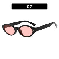 2026 Oval sunglasses Oval sunglasses women UV protection sunglasses sunburn small frame sunglasses thumbnail 7