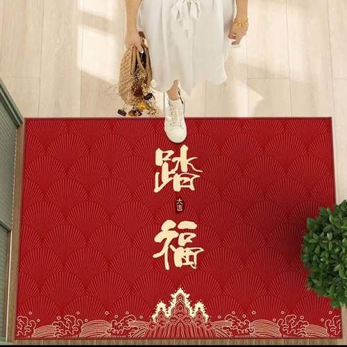 入户门卡通地毯大门口地毯进户门脚垫家用进门口丝圈地垫可裁切