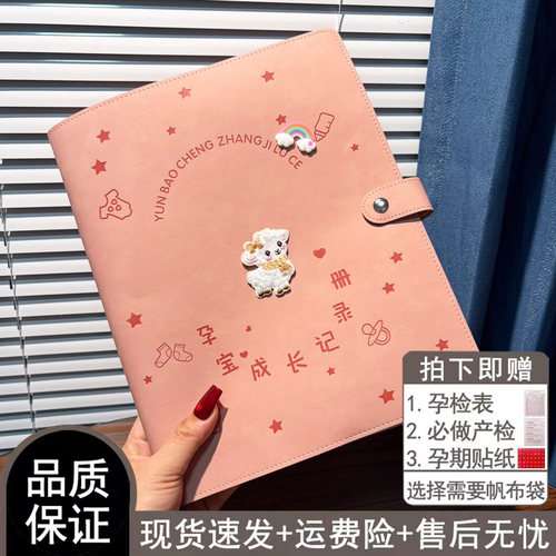 孕检册收纳册孕妇专用收纳文件夹