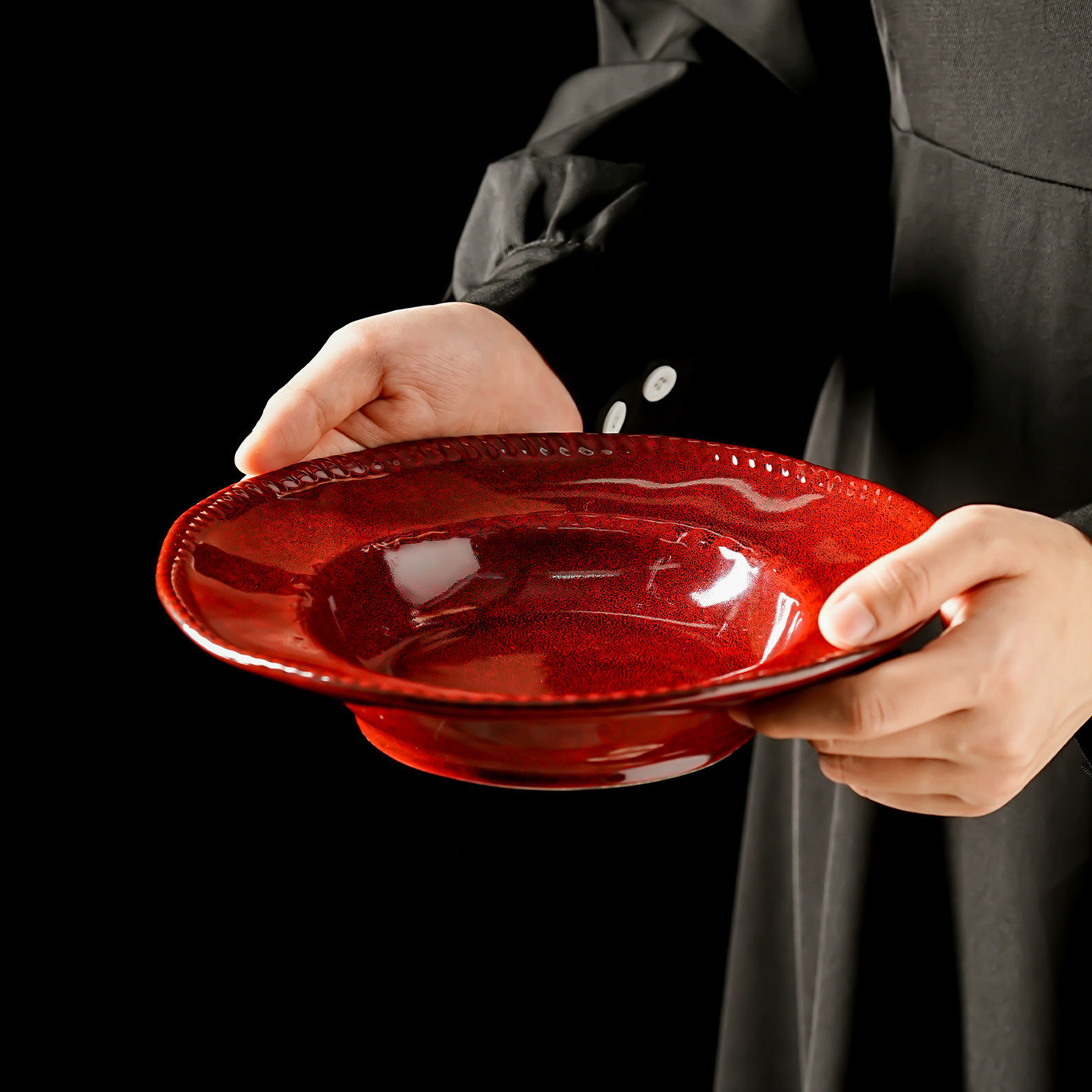 中式陶瓷盘子菜盘家用2026新款特别好看的高级感高颜值蔬菜沙拉盘,餐饮具,盘,淘宝优惠券,粉丝福利购,淘宝优惠卷