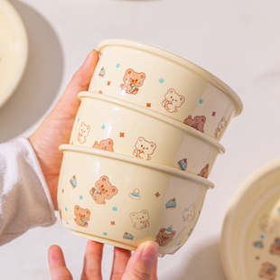 可爱奶油风碗具套装家用陶瓷2026新款餐盘漂亮餐具高颜值盘子