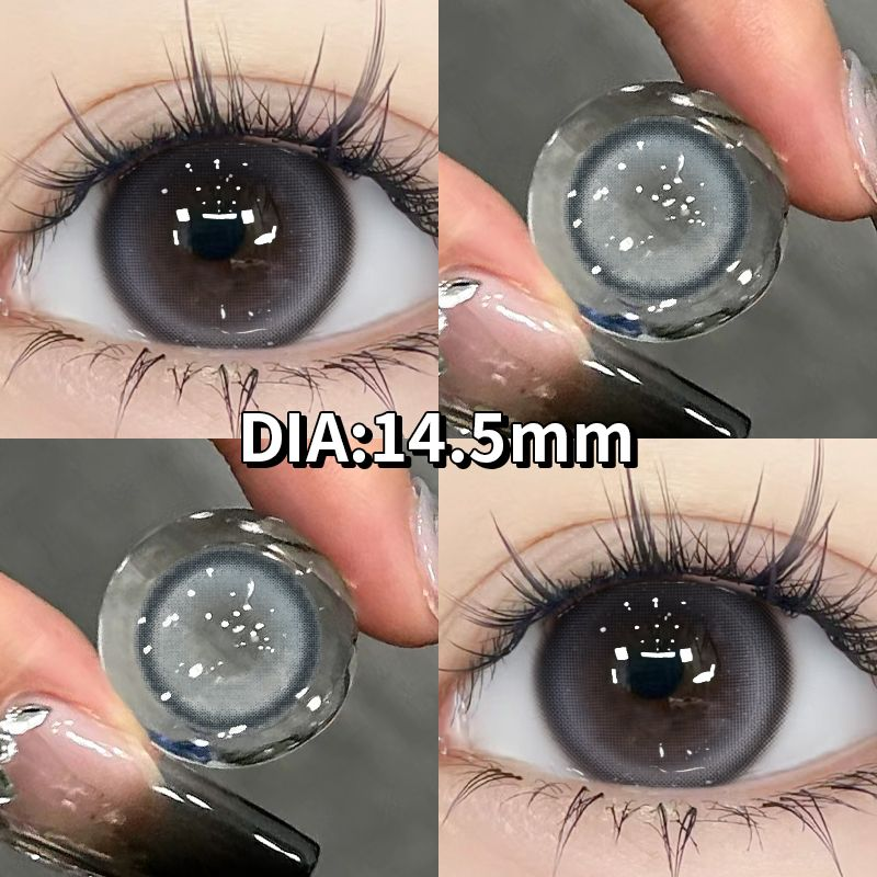 清仓捡漏】妈生感美瞳半年抛蓝色大小直径隐形眼镜年抛正品官方TN