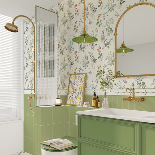 浴室卫生间防水贴纸墙贴厕所自粘墙纸墙壁翻新改造遮丑壁纸瓷砖贴