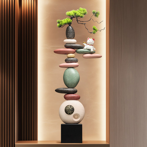 庆拓石来运转陶瓷工艺品乔迁礼物