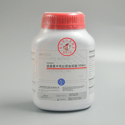 包发票环凯VRBA结晶紫中性红胆盐琼脂250g大肠菌群022221