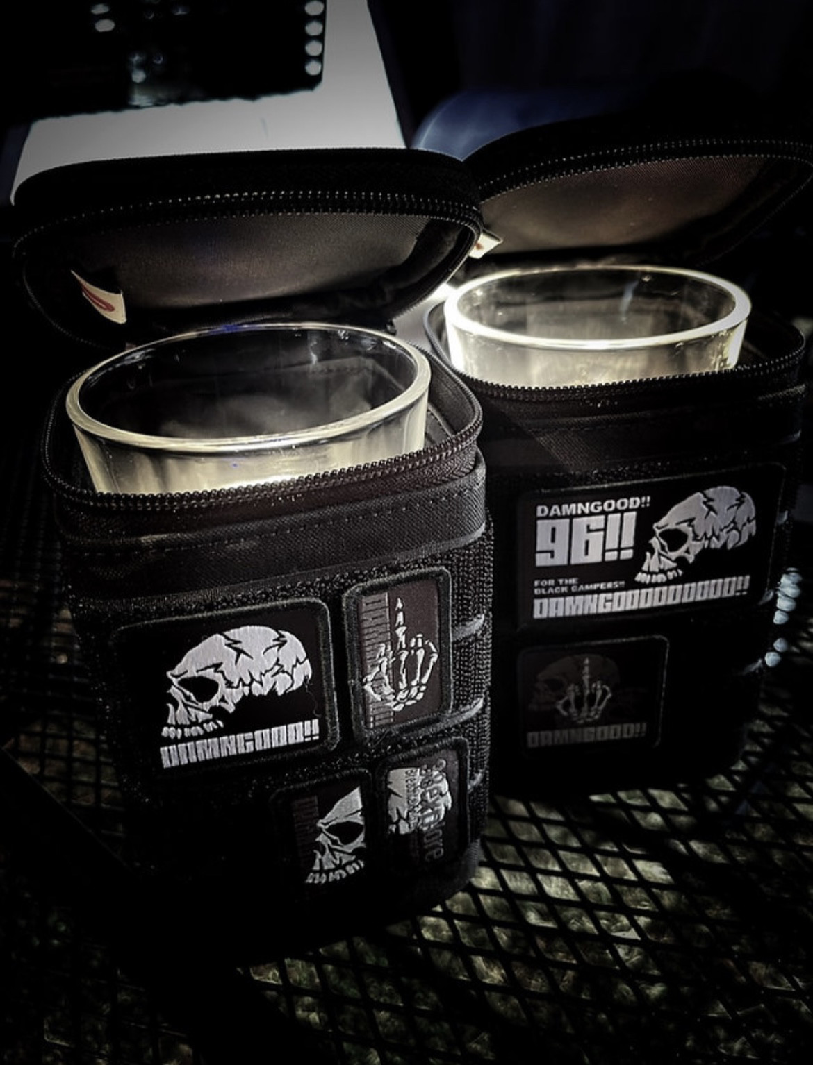 DAMNGOOD黑化户外露营夏天啤酒杯防震战术收纳包保护套tarptotarp,户外/登山/野营/旅行用品,露营灯收纳包,淘宝优惠券,粉丝福利购,淘宝优惠卷