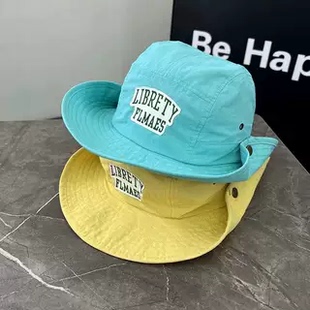 批发-2025新款速干渔夫帽春夏季女童婴儿遮阳帽防晒沙滩儿童帽子