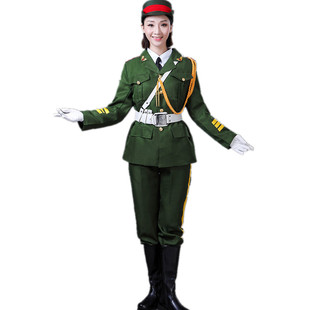 儿童升旗手服装国旗班中小学生仪仗队护卫队礼兵服护旗手演出服装