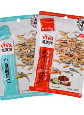 即食台湾小鱼干扁桃仁