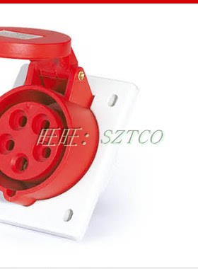 厂家直销工业插头插座AJ-S315/S325 16A 32A 5级 暗装插座 连接器