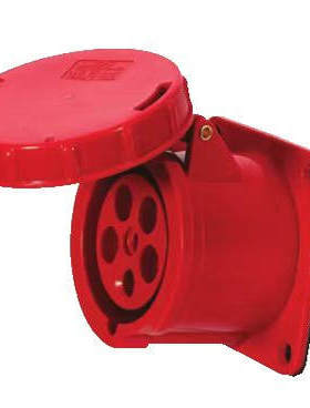 AJCEE工业航空插头插座 AJ-435 4芯5芯 63A125A5P 连接器防水直座