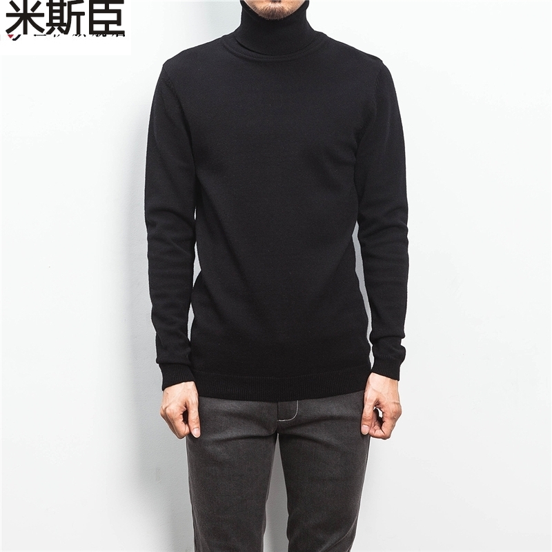 30岁中年男人穿搭大码男装高龄内搭打低衫指导高筒长岭毛衣高翻领