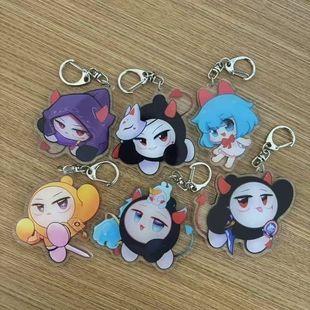 蛋仔派对周边谷子乐小君揪出捣蛋鬼钥匙扣挂件通用朋友礼物装饰