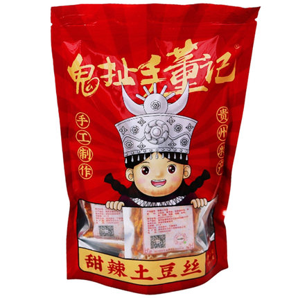 鬼扯手董记土豆丝香酥洋芋丝贵州特产追剧休闲零食小吃解馋童年味
