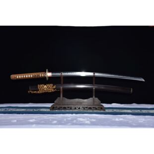 手工艺品刀剑龙骨一体日式太刀甲伏锻军刀手工锻打宝剑冷兵器未开