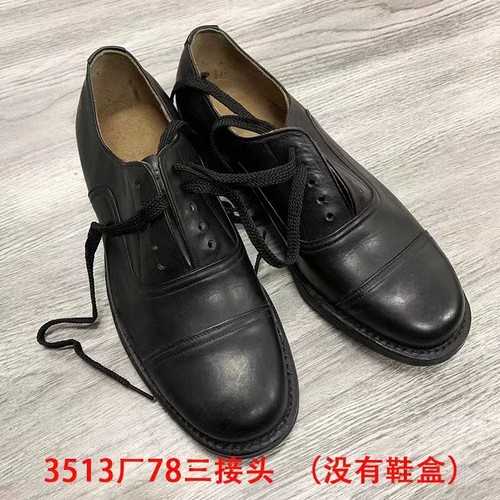 老货木头箱78三接头男士头层牛皮透气耐磨春秋商务正装皮鞋