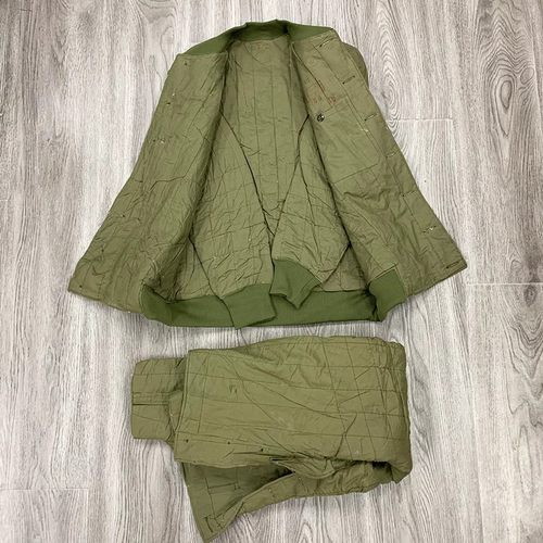 87寒区男加厚保暖棉衣裤套装
