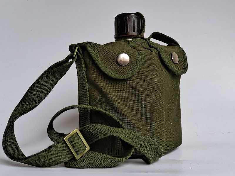 库存80-90年代产78水壶带饭盒多功能水壶户外老式铝水壶