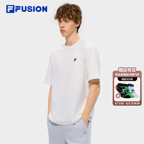 FILAFUSION斐乐男士短袖T恤