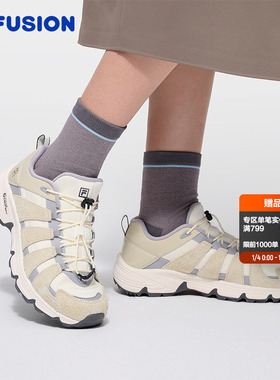 Como X EXTREME RED丨FILA FUSION斐乐潮牌女鞋户外鞋男子跑步鞋