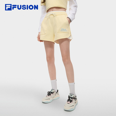 FILAFUSION斐乐女子针织短裤