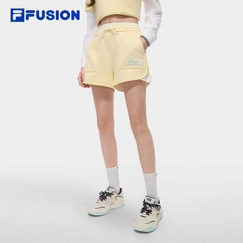 FILAFUSION斐乐女子针织短裤