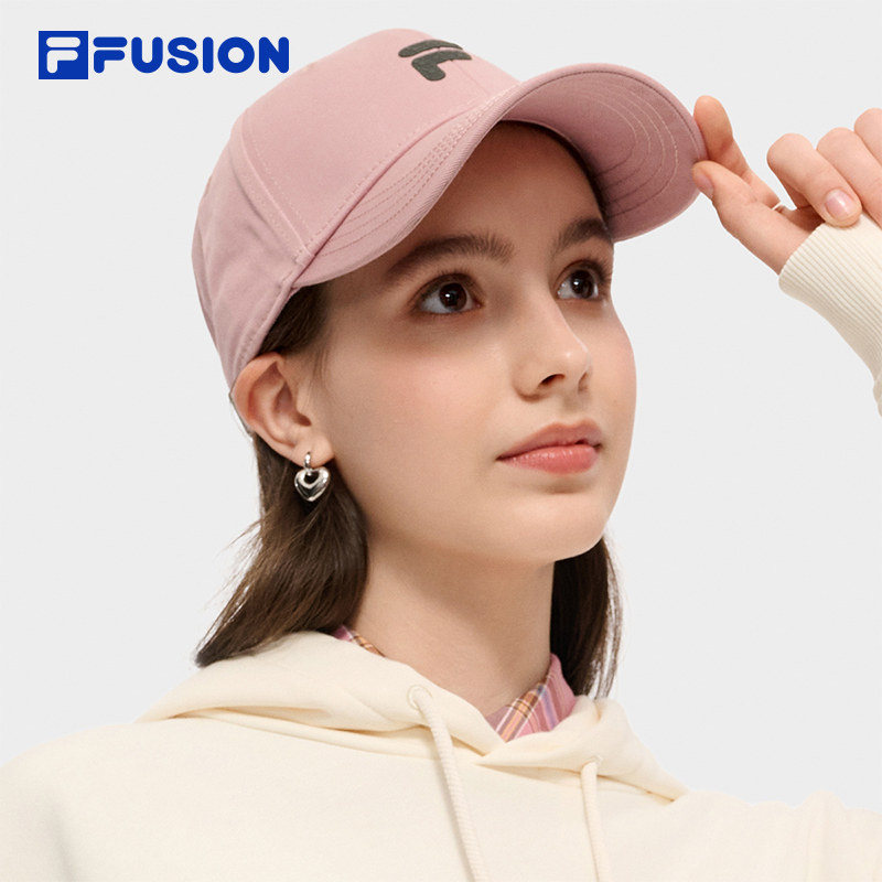 FILA FUSION斐乐潮牌情侣款棒球帽2025秋季新款时尚遮