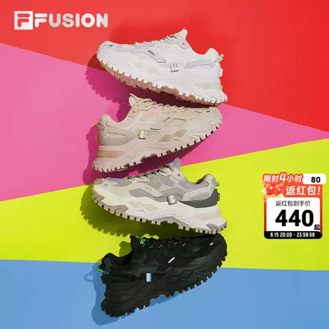 FILA FUSION 女鞋老爹鞋白色休闲鞋春季运动鞋