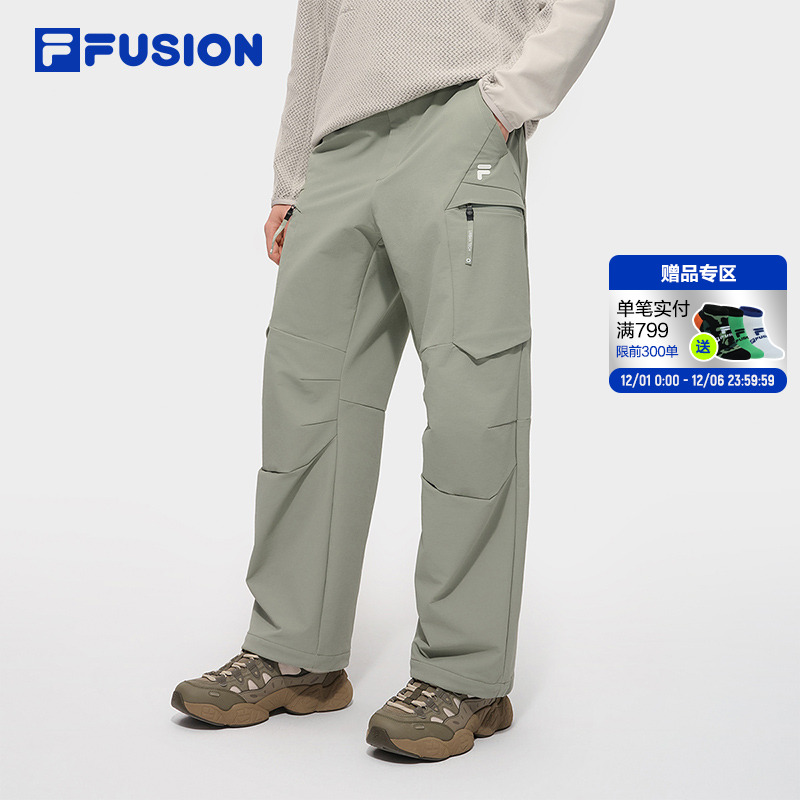 FILAFUSION斐乐男子梭织长裤