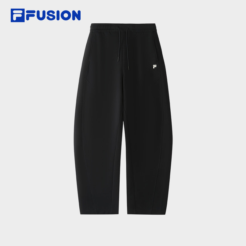 FILA FUSION斐乐潮牌针织长裤女2025冬季新款时尚休闲宽松弯刀裤,运动服/休闲服装,运动长裤,淘宝优惠券,粉丝福利购,淘宝优惠卷
