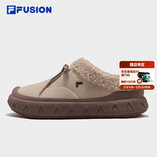 加绒甜筒鞋丨FILA FUSION斐乐女鞋休闲鞋冬季棉鞋勃垦鞋保暖板鞋