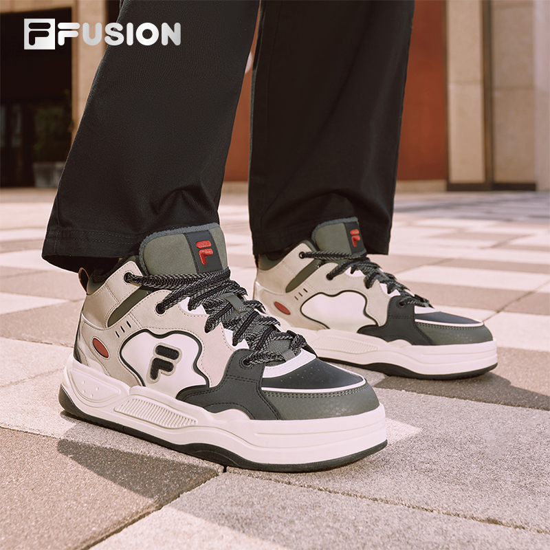 FILAFUSION情侣冬季保暖板鞋